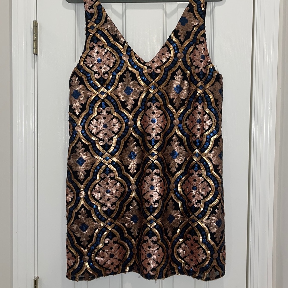 Show Me Your MuMu Shift Sequin Dress